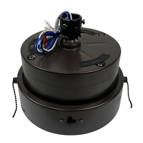 Montgomery II (RDB9144-ORB-C-N) - Fan Motor with Switch Housing in Oil-Rubbed Bronze with Adaptor