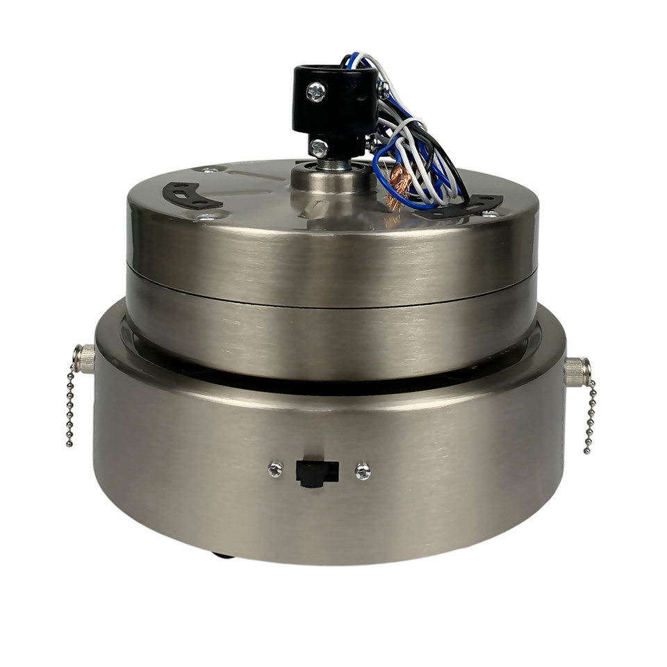 Montgomery II (RDB9144-BN-C-N) - Fan Motor with Switch Housing in Brushed Nickel with Adaptor