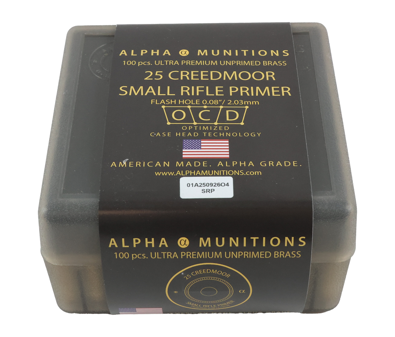 Alpha Munitions - 25 CM, 100/Box - Mile High Shooting