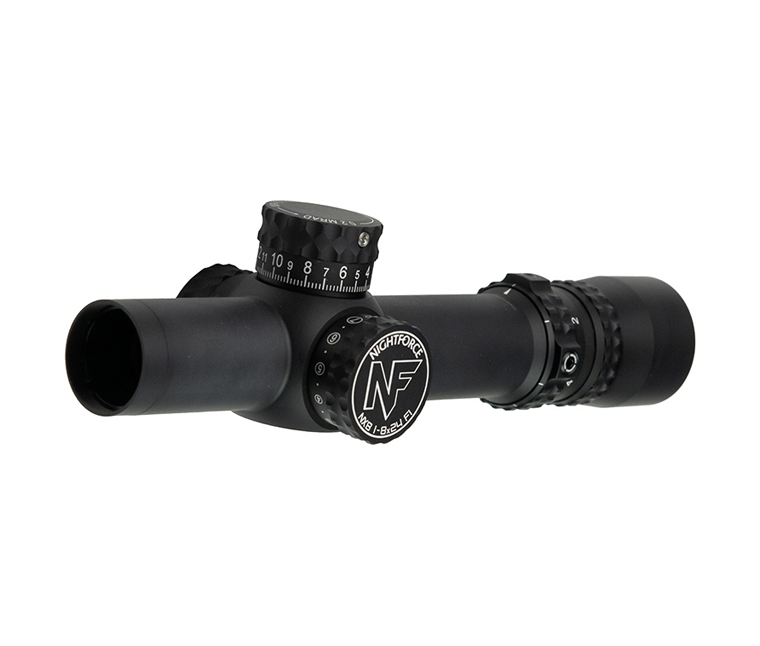 Nightforce NX8 1-8x24 F1 - ZeroStop .5 MOA Capped Windage PTL FC MOA