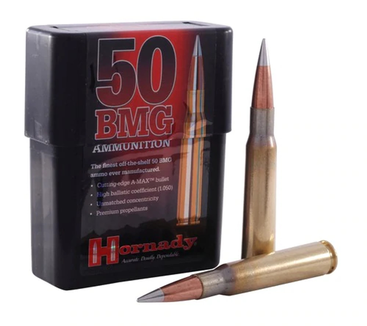 Hornady Ammo 50 Bmg 750gr A Max 10 Box Hornady Ammo 50 Bmg 750gr A Max 10 Box