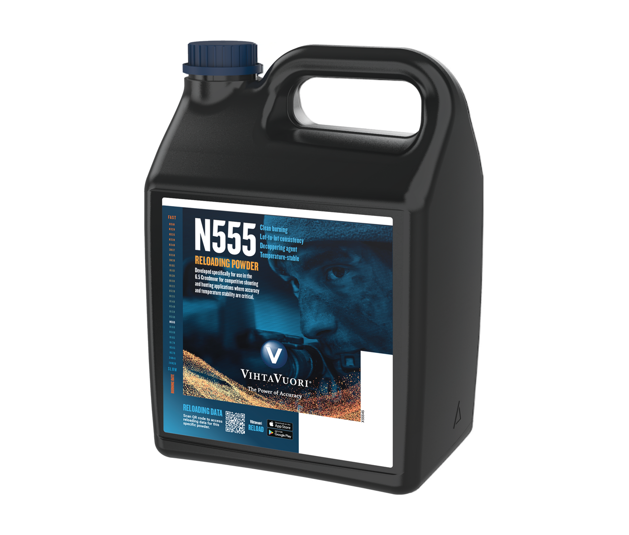 Vihtavuori Gun Powder - N555 - 8 lb. - Mile High Shooting