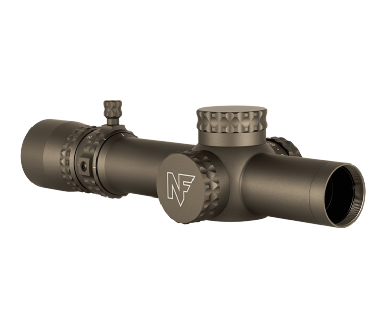 数回使用 150cm head COURSE ×NX ONE Mサイズ Nightforce NX8 1-8x24 F1 Riflescope - FC-DMx - Dark Earth