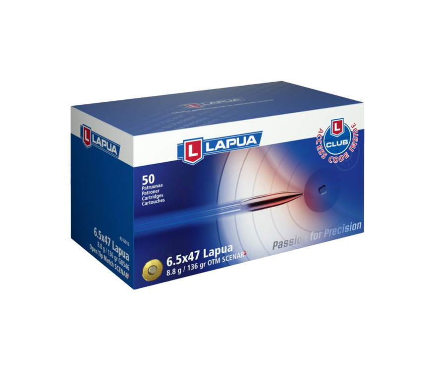 Lapua - Scenar 6.5 Creedmoor 136gr OTM - Mile High Shooting