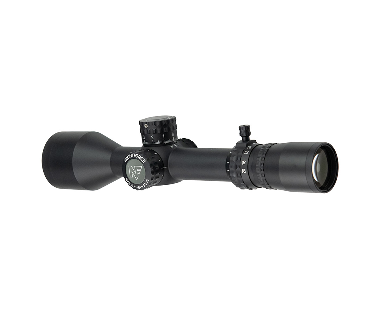 Nightforce NX8 2.5-20x50 F1 Riflescope - ZeroStop, DigIllum, MOA-XT™
