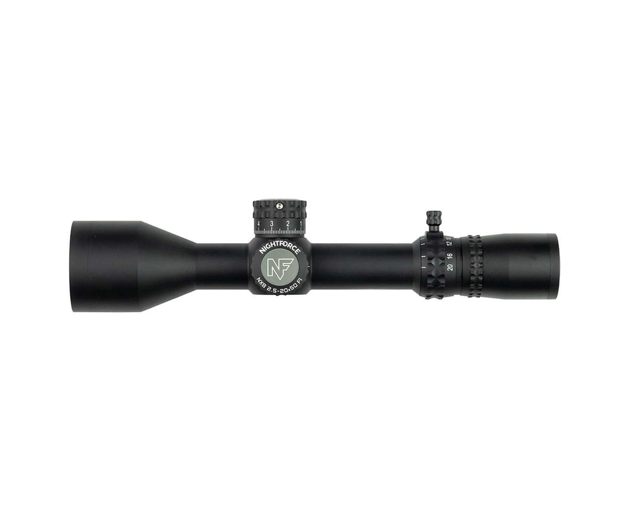 Nightforce NX8 2.5-20x50 F1 Riflescope - ZeroStop, DigIllum, MOA-XT™