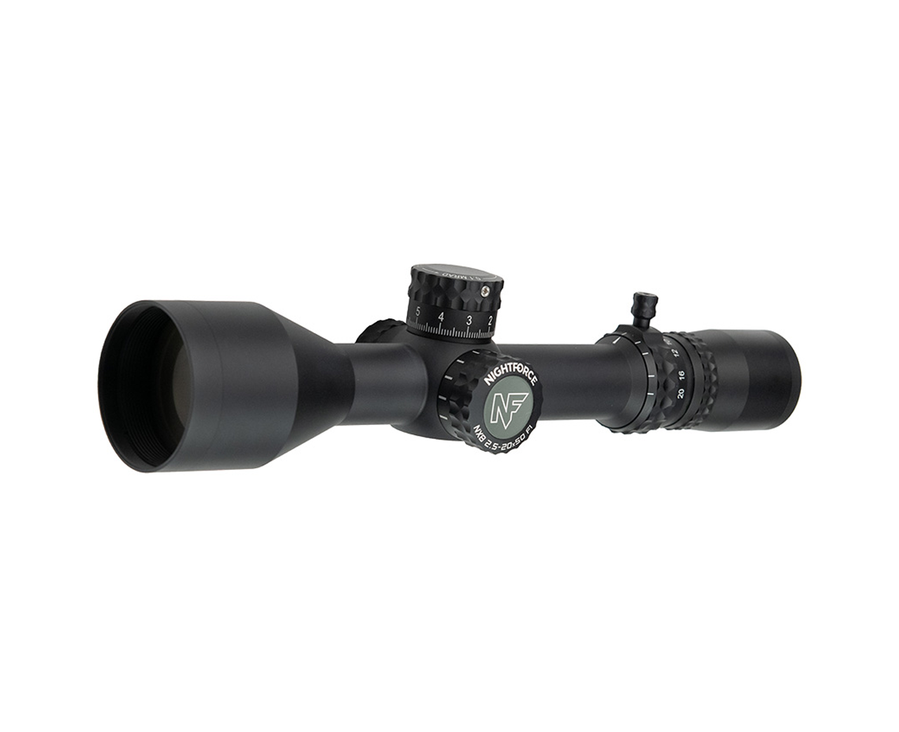 Nightforce NX8 2.5-20x50 F1 Riflescope - ZeroStop, DigIllum, MOA-XT™