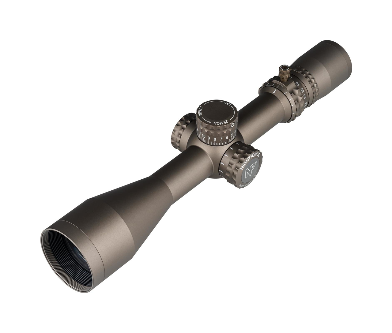 Nightforce NX8 4-32x50 F1 Riflescope - MOAR™ F1 - Dark Earth