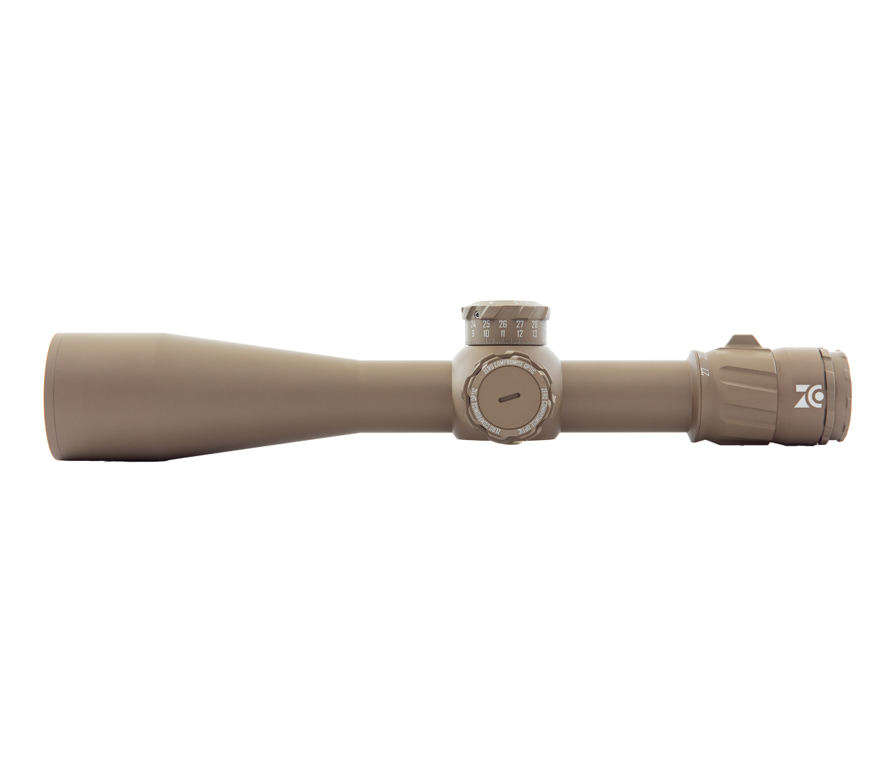 ZC527 - Zero Compromise Optic 5-27x56 FFP, 10Mil, MPCT2X FDE