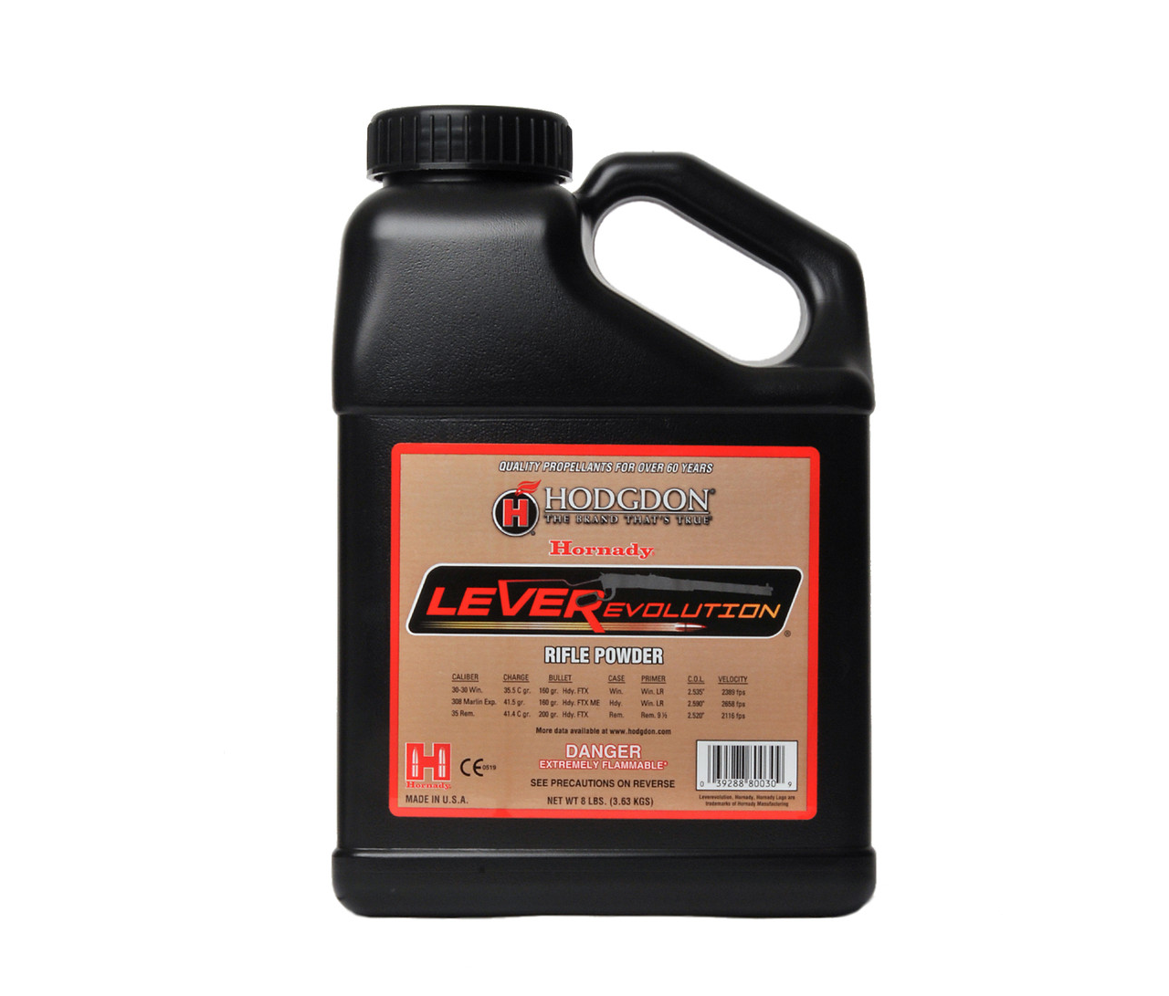 Hodgdon Gun Powder - Leverevolution, 8 lb.