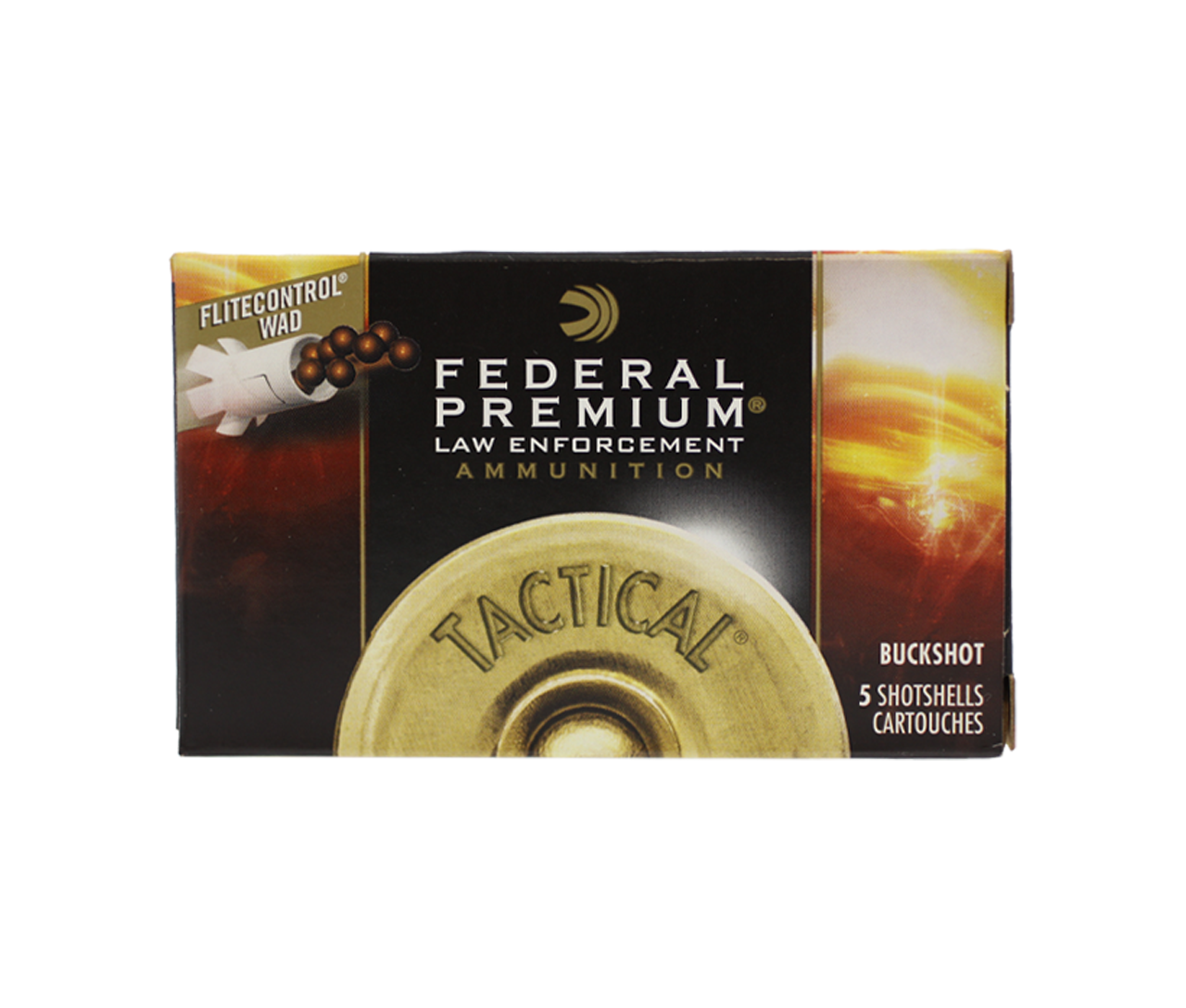Federal : 12 Gauge, 2 3/4 Tactical 00 Buck Shot FLITECONTROL