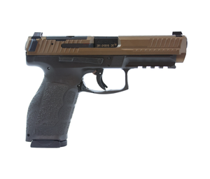 HK | VP9A1 F, OR, 9mm, 1x17RD 1x20RD Magazines, Midnight Bronze - Right Side | Mile High Shooting Accessories