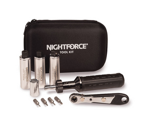 Nightforce | Scope Mounting Tool Kit (2-10 in. lb. driver, handle and 25, 68 and 100 in. lb. torque tools) - Kit | Mile High Shooting Accessories