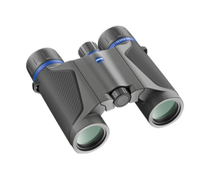 Zeiss | Terra ED, 10x25, Pocket Binoculars, Grey - Angle | Mile High Shooting Accessories