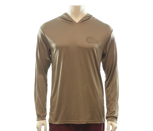 MHSA | Sun Hoodie, Woodland Brown - Front | Mile High Shooting Accessories