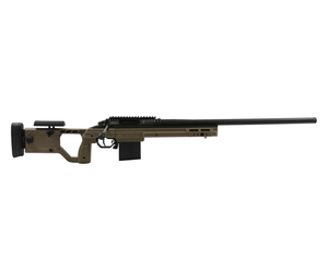 KRG | SOTIC, X-Ray Chassis, 6.5 Creedmoor, 1-8 Twist, 24" Tan - Right Side | Mile High Shooting Accessories