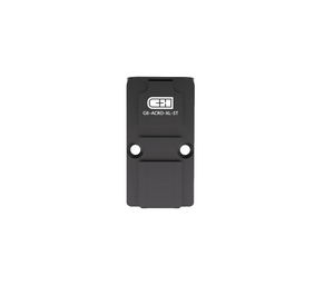 C&H Precision | Gen 6 MIL/LEO Adapter Aimpoint Acro/C&H Duty, Duty-XL, Fits Gen 6 GLOCK® Optic Ready System (STEEL) - Front | Mile High Shooting Accessories