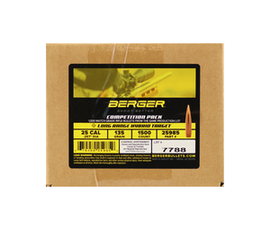 Berger 25985 | 25 cal 135gr LR Hybrid Target, 1500/Pk | Mile High Shooting Accessories