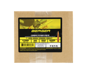 Berger 26985 | 6.5mm 144gr Long Range Hybrid Target, 1500/Pk | Mile High Shooting Accessories