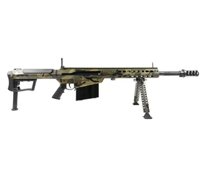 Barrett | M107A1 Rifle System, .50, Semi-Auto, 20" Woodland Camo - Right Side | Mile High Shooting Accessories