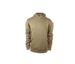 MHSA | Cross Rifle Hoodie, Sandstone Front | Mile High Shooting Accessories