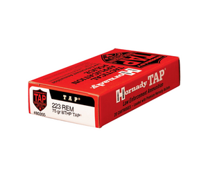 Hornady 80265: .223 Rem 75gr BTHP TAP, 20/Box