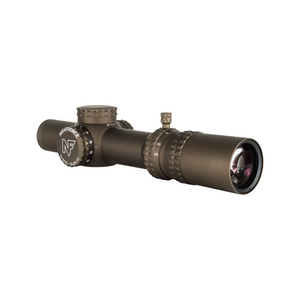Nightforce | BLEM ATACR 1-8x24 F1, FC-DMx, Dark Earth - Left Side Angle Objective | Mile High Shooting Accessories