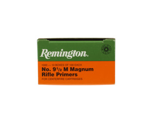 Remington | X22622, 9 1/2M Magnum Large Rifle Primer, 1000/Box | Mile High Shooting Accessories Remington | X22622, 9 1/2M Magnum Large Rifle Primer, 1000/Box | Mile High Shooting Accessories