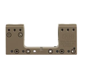 Spuhr SP-3601: 30mm Picatinny Scope Mount, 20.6 MOA - FDE