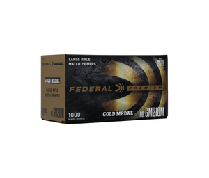 Federal | Gold Medal Centerfire Primer, .210, Large Rifle Match, 1000/box | Mile High Shooting Accessories Federal | Gold Medal Centerfire Primer, .210, Large Rifle Match, 1000/box | Mile High Shooting Accessories