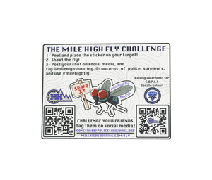 Mile High Fly Sticker