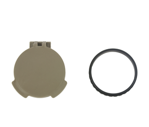 Tenebraex | ZCO Tactical Flip Cover W/Adapter, Objective Lens Cap, 50MM FDE | Mile High Shooting Accessories Tenebraex | ZCO Tactical Flip Cover W/Adapter, Objective Lens Cap, 50MM FDE | Mile High Shooting Accessories