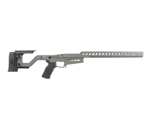 Accuracy International | AT-X AICS, Remington 700 SA, Short Upper Chassis, Fixed, Tungsten - Right | Mile High Shooting Accessories Accuracy International | AT-X AICS, Remington 700 SA, Short Upper Chassis, Fixed, Tungsten - Right | Mile High Shooting Accessories