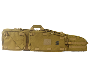 AIM | 45 Tactical Drag Bag - Tan - Front | Mile High Shooting Accessories