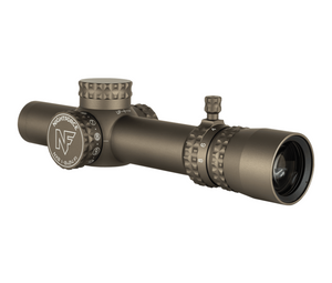 Nightforce | Like New NX8 - 1-8x24 F1, FC-DMx - Dark Earth - Rear Angle Left | Mile High Shooting Accessories