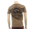 MHSA | Logo Tee, Safari - Back | Mile High Shooting Accessories