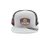 MHSA | Mile High Shooting Trucker Hat, PVC Patch, Heather Grey/Black - Front | Mile High Shooting Accessories