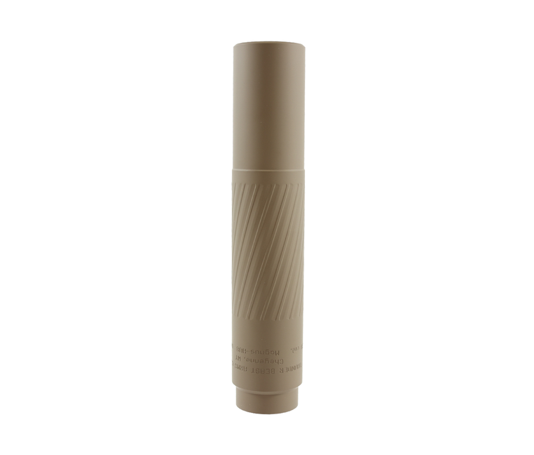 Thunder Beast | Magnus-HUB .30 Cal Suppressor - FDE - Top | Mile High Shooting Accessories