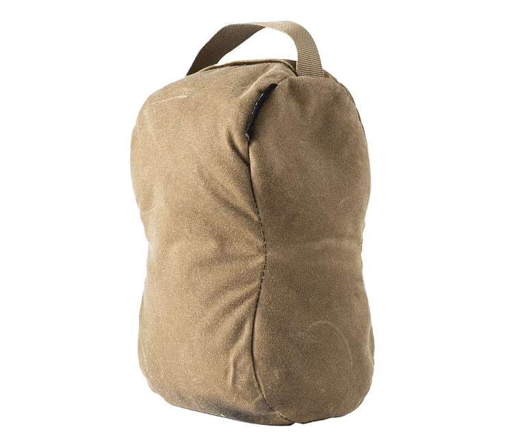 MDT | Chunky Peanut Shooting Bag, Waxed Canvas, Spex-Lite - Grulla | Mile High Shooting Accessories
