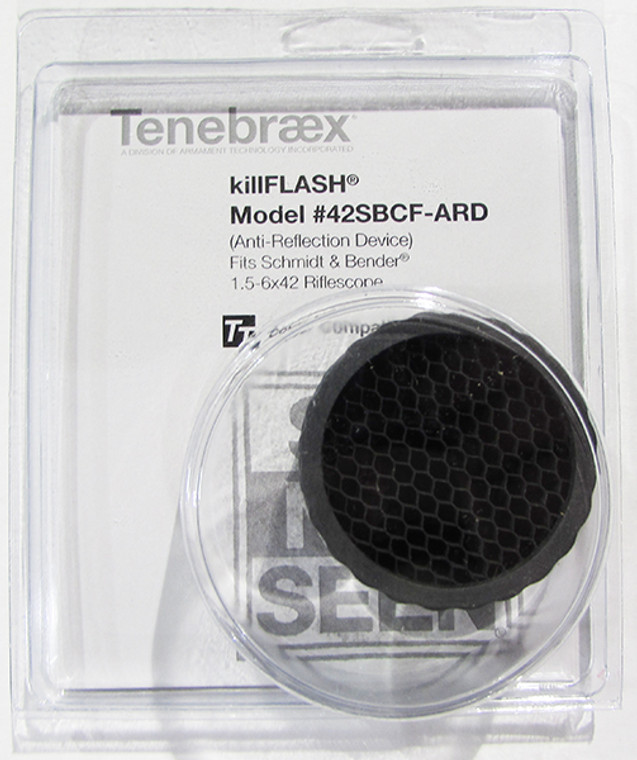 Tenebraex 42SBCF-ARD: Tactical Tough killFLASH Fits Schmidt and Bender 1.5-6x42 Riflescopes