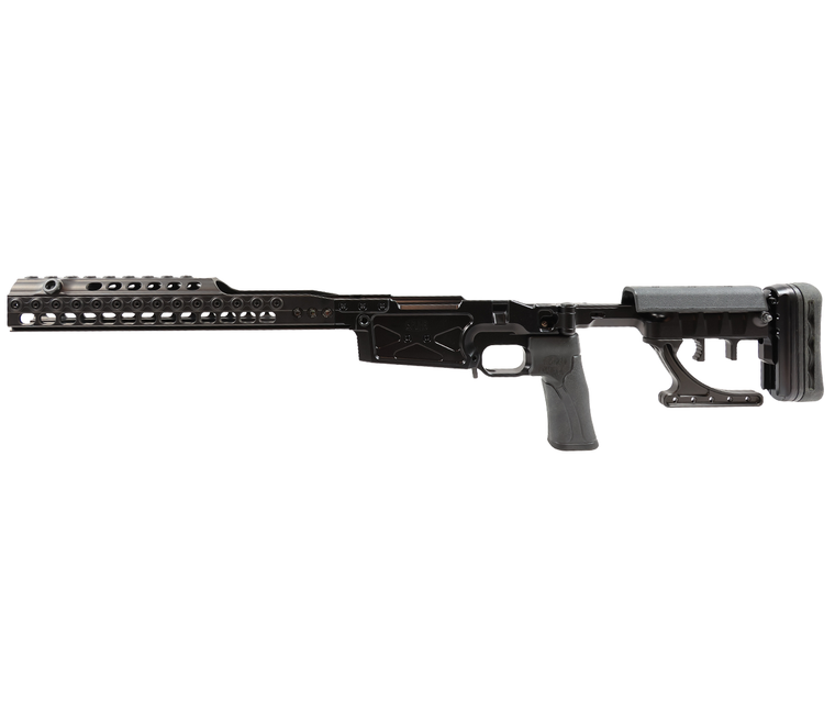 Spuhr SICS | Spuhr Ideal Chassis System, Black, 13" | Rem 700 S/A - Left hand