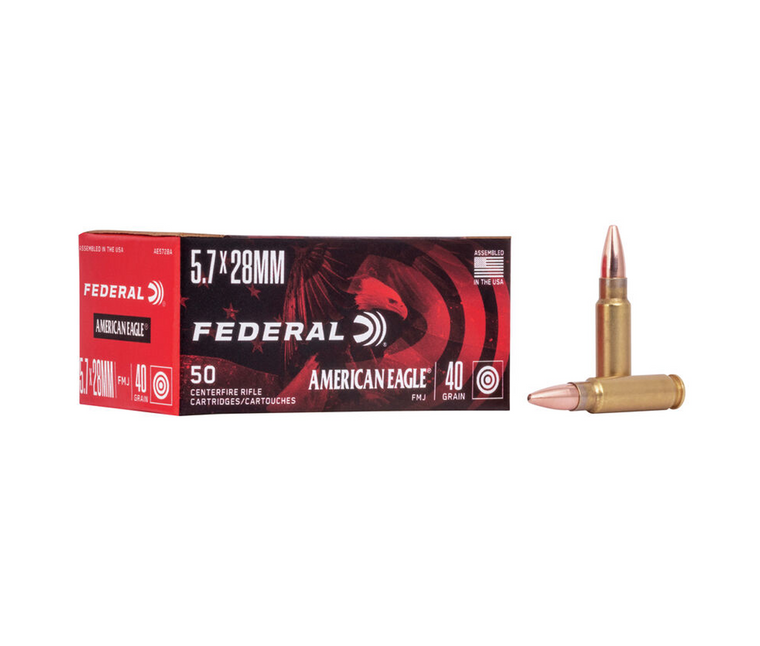 American Eagle | 5.7x28mm, 40 gr FMJ, 50/Box | Mile High Shooting Accessories
