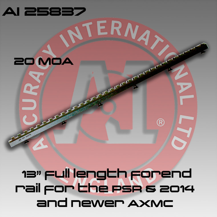 Accuracy International AI-25837: 13" 20MOA Forend Rail for the PSR and AXMC