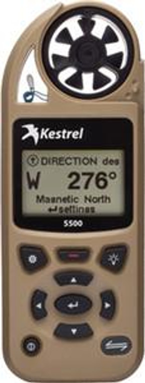Kestrel 0855: Kestrel 5500 Weather Meter w/Link+Vane Mount