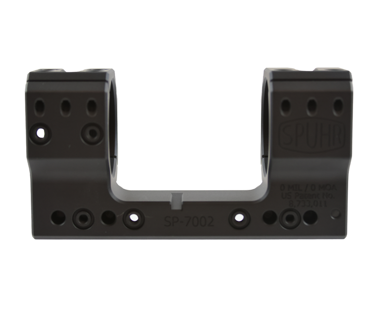 Spuhr | SP-7002M 40mm Picatinny Mount 0 MOA - 1.5", front | Mile High Shooting Accessories