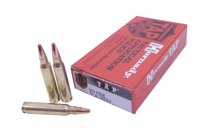 Hornady 80295: .223 Rem 53gr GMX TAP Patrol, 20/Box