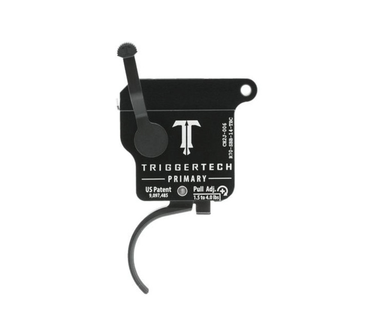 TriggerTech REM 700 Primary Trigger -  Bolt Release, PVD Black Curved/Right