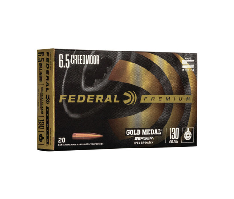 Federal 6.5 Creedmoor 130gr Berger AR Hybrid OTM Tactical, 20/Box