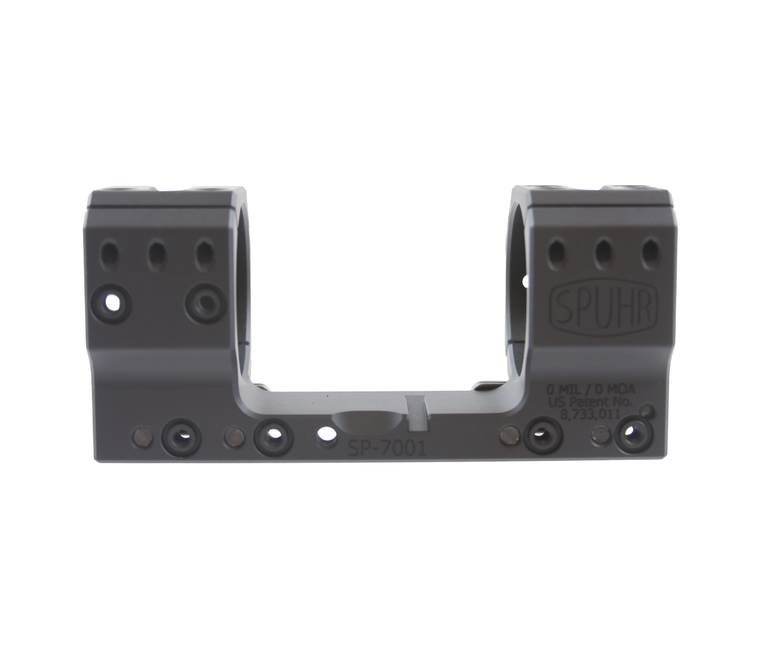 Spuhr | SP-7001 40mm Picatinny Mount 0 MOA - 1.18", Front | Mile High Shooting Accessories
