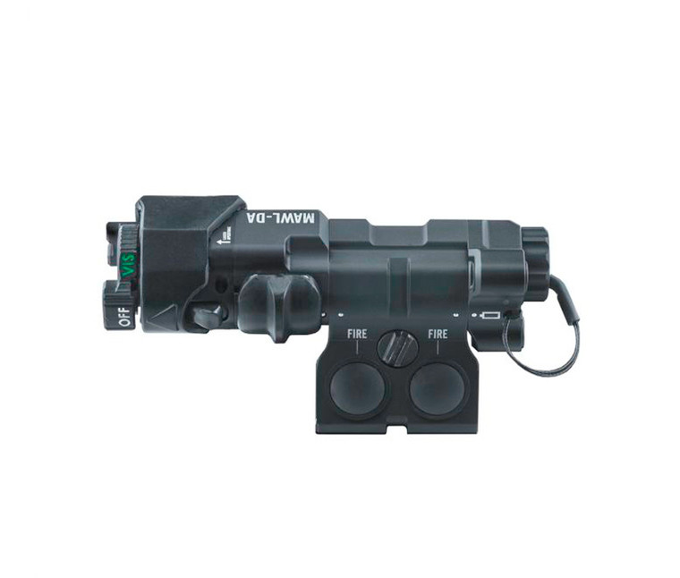 B.E. Meyers | MAWL-DA Visible/IR Laser, Black *LE/MIL DEPARTMENT ONLY* - Top | Mile High Shooting Accessories